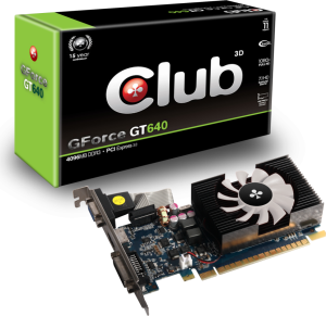 Karta graficzna Club 3D GeForce GT 640 4GB DDR3 (128Bit) DVI-D HDMI VGA (CGNX-G648L) 4