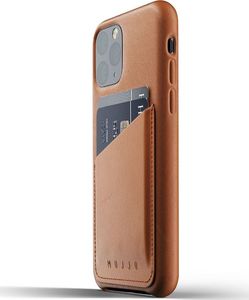 Mujjo Mujjo Full Leather Wallet etui skórzane do iPhone 11 Pro (brązowe) 3