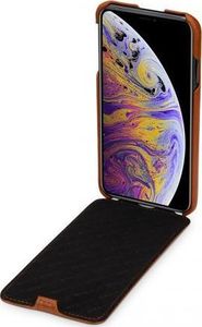 Stilgut Etui skórzane StilGut do iPhone Xs Max UltraSlim brązowe 3