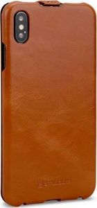 Stilgut Etui skórzane StilGut do iPhone Xs Max UltraSlim brązowe 4