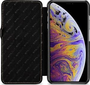 Stilgut Etui skórzane StilGut do iPhone Xs Max - UltraSlim czarne 3