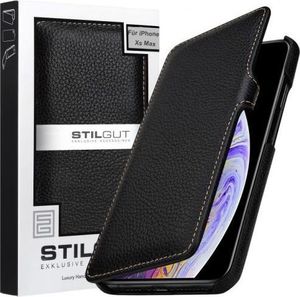 Stilgut Etui skórzane StilGut do iPhone Xs Max - UltraSlim czarne 6
