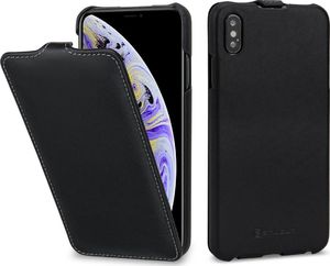 Stilgut Etui skórzane StilGut do iPhone Xs Max UltraSlim czarne 1
