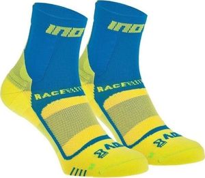Inov-8 Skarpety inov-8 Race Elite Pro Sock. Niebiesko-żółte. Dwupak. 36 - 40 1