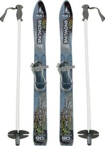 Górka Narty dziecięce 90cm szare 2