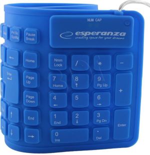 Klawiatura Esperanza EK126B Przewodowa Niebieska US (EK126B) 4