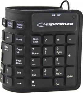 Klawiatura Esperanza EK126K Przewodowa Czarna US (EK126K) 2