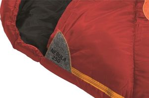 Easy Camp Śpiwór Nebula 250 czerwony zamek prawy 4