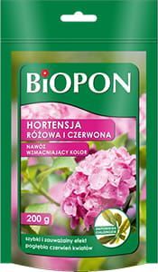 Biopon Nawóz hortensja różowa i czerwona 200g 1