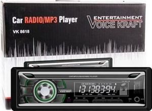 Radio samochodowe Voice Kraft Radio samochodowe Voice Kraft VK-8618BT green z bluetooth USB/SD/Aux 1