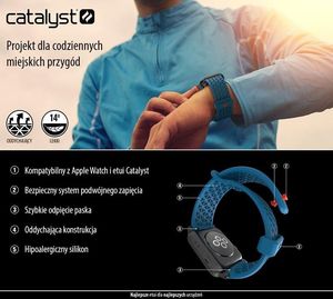 Catalyst Catalyst Sport Band - Elastyczny pasek do Apple Watch 38/40 mm (Blueridge Sunset) 6