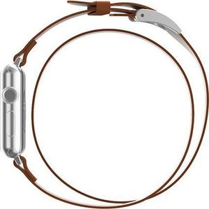 Incipio Incipio Reese Double Wrap - Skórzany pasek do Apple Watch 38mm (tan) 5