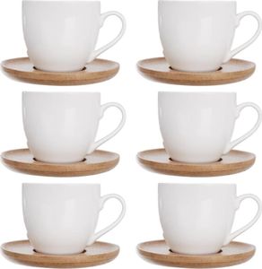 Orion Filiżanka porcelanowa, filiżanki, zestaw filiżanek do kawy, espresso, 100 ml, 6 sztuk 2