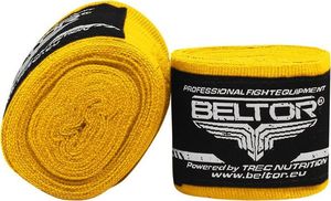 Beltor Beltor bandaż bokserski elastyczny żółty 4m 1