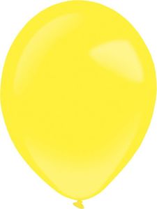 AMSCAN Balony dla dekoratorów lateksowe pastelowe - żółte - 13 cm - 100 szt. uniwersalny 1