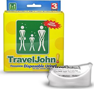 Reach Podręczna toaleta WC Travel John (3 szt.) Uniwersalny 1