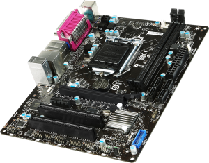 Płyta główna MSI H81M-E32 Intel H81 LGA 1150 (PCX/VGA/DZW/GLAN/SATA3/USB3/DDR3) mATX (H81M-E32) 4