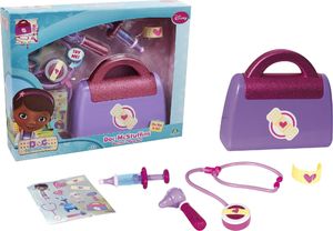 Giochi preziosi Disney Doktor DOSIA Klinika dla pluszaków Dośka zestaw lekarski mały lekarz w walizce kuferek uniwersalny 11