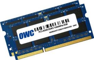 Pamięć dedykowana OWC DDR3, 8 GB, 1066 MHz, CL7  (OWC8566DDR3S8GP) 1