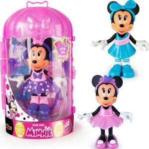 Imc Disney Myszka Minnie Mini Lalka Gimnastyczka Fitness + szafa stroje 1