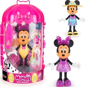 Imc Disney Myszka Minnie Mini Lalka Plażowa + szafa stroje uniwersalny 1