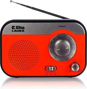 Radio Eltra LAURA Czerwono-srebny 1
