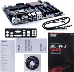 Płyta główna Asus B85-PRO GAMER Intel B85, LGA1150 (2xPCX/VGA/DZW/GLAN/SATA3/USB3/DDR3) 7