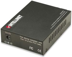 Konwerter światłowodowy Intellinet Network Solutions Media konwerter 10/100Base-TX RJ45 / 100Base-FX (MM SC) 2km 1310nm (506502) 4