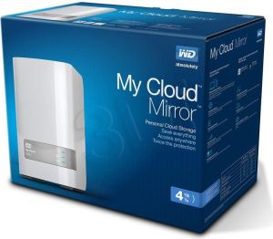 Serwer plików WD My Cloud Mirror RAID 4TB 10/100/1000 Mb/s Biały (WDBZVM0040JWT-EESN) 4