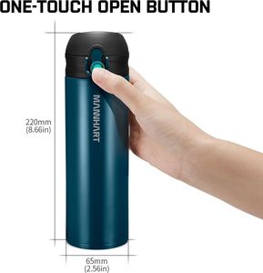 Spigen Kubek termiczny Mannhart Travel Mug 500ml Green (B203) 6