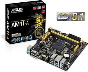 Płyta główna Asus AM1I-A AM1 (VGA/HDMI/DVI-D/GLAN/SATA3/USB3/DDR3) Mini-ITX (90MB0IA0-M0EAY0) 1