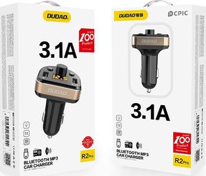 Ładowarka Dudao Transmiter FM 2x USB-A 3.4 A  (52167) 10