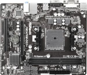 Płyta główna ASRock FM2A78M-DG3+ AMD A78 Socket FM2+ (PCX/VGA/DZW/GLAN/SATA3/USB3/RAID/DDR3) mATX (FM2A78M-DG3+) 3