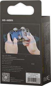 Baseus Baseus Level 3 Helmet PUBG pad gamepad joystick do telefonu do gier Camouflage biały (GMGA03-A02) uniwersalny 24