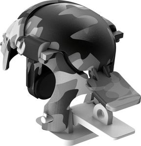 Baseus Baseus Level 3 Helmet PUBG pad gamepad joystick do telefonu do gier Camouflage biały (GMGA03-A02) uniwersalny 3