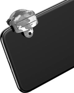 Baseus Baseus Level 3 Helmet PUBG pad gamepad joystick do telefonu do gier Camouflage biały (GMGA03-A02) uniwersalny 5