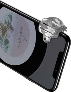 Baseus Baseus Level 3 Helmet PUBG pad gamepad joystick do telefonu do gier Camouflage biały (GMGA03-A02) uniwersalny 6