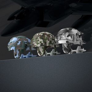 Baseus Baseus Level 3 Helmet PUBG pad gamepad joystick do telefonu do gier Camouflage biały (GMGA03-A02) uniwersalny 7