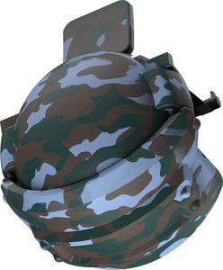 Baseus Level 3 Helmet PUBG joystick do telefonu Camouflage niebieski (GMGA03-A03) 4