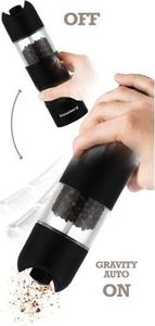 Młynek do przypraw Klausberg MŁYNEK GRAWITACYJNY DO SOLI PIEPRZU KLAUSBERG KB-7436 2