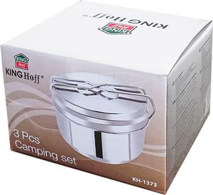 KingHoff Menażka Turystyczna 3 elementy (KH-1373) 5