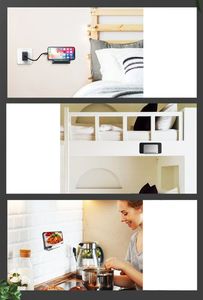 Podstawka Baseus Metal Wall Mount Holder metal uchwyt ścienny podstawka na smartfona silver (SUBG-0S) uniwersalny 8