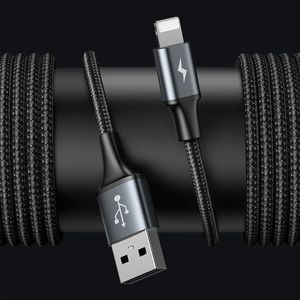 Kabel USB Baseus USB-A - Lightning 1 m Czarny (CALHZ-01) 12