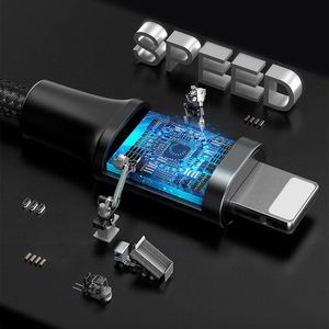 Kabel USB Baseus USB-A - Lightning 1 m Czarny (CALHZ-01) 14