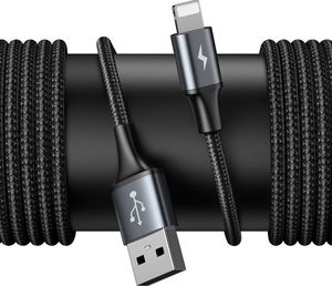 Kabel USB Baseus USB-A - Lightning 1 m Czarny (CALHZ-01) 5