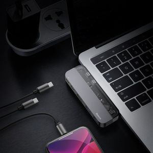 Stacja/replikator Baseus 5w1 USB-C (CAHUB-TS0G) 9