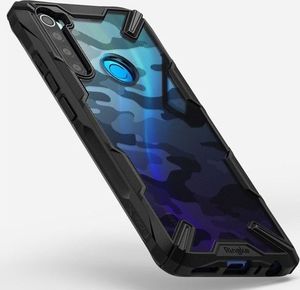Ringke Ringke Fusion X Design etui pancerny pokrowiec z ramką Xiaomi Redmi Note 8 czarny Camo Black uniwersalny 3