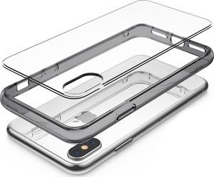 Ringke Ringke Fusion Matte etui pokrowiec z żelową ramką iPhone XS / iPhone X przezroczysty uniwersalny 5