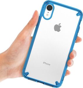 Ringke Ringke Fusion Matte etui pokrowiec z żelową ramką iPhone XR przezroczysty uniwersalny 3
