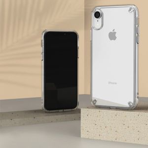 Ringke Ringke Fusion Matte etui pokrowiec z żelową ramką iPhone XR przezroczysty uniwersalny 6